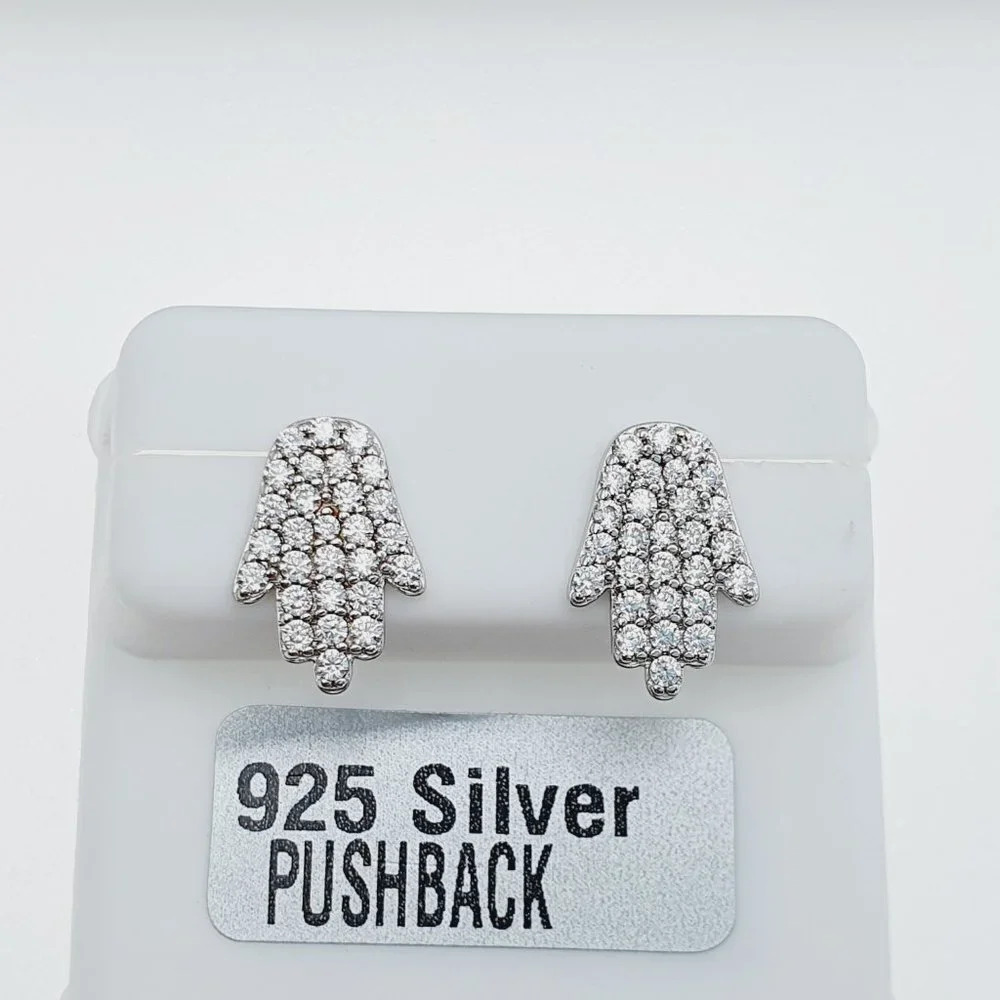 "925 sterling silver luxury CZ earrings for women/girls, Best for gift, …